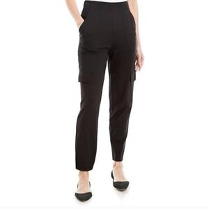 Max Studio Black Ankle Cropped Pants NWT